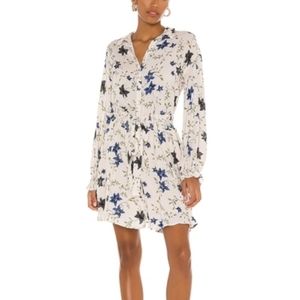 FREE PEOPLE Lighten Up Mini Dress Floral Print With Pockets Size S